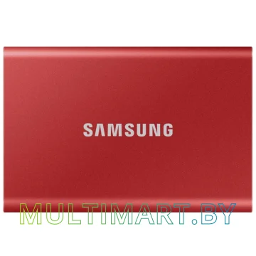 Внешний накопитель Samsung T7 500GB MU-PC500R/WW (красный)